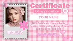 Certificate award