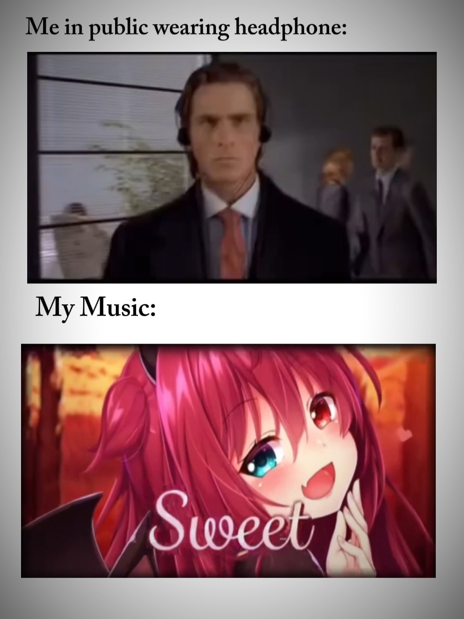 Me wearing headphone