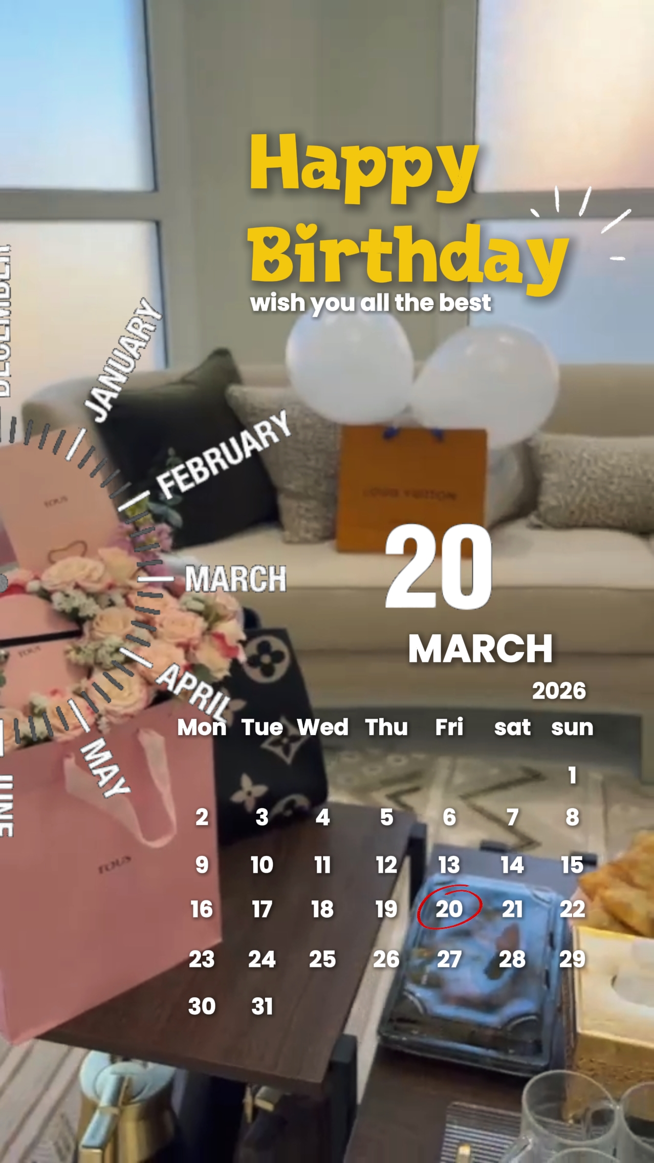 HBD 20 MARET 