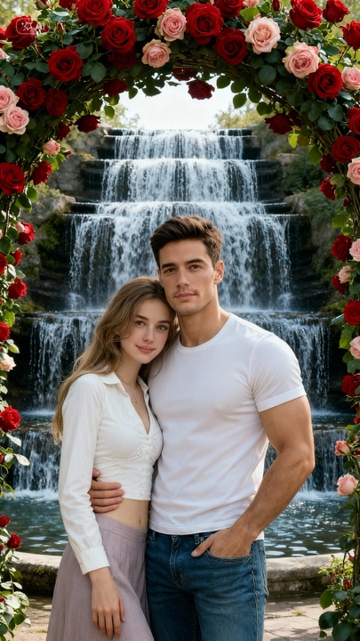 Couple IA romantique 