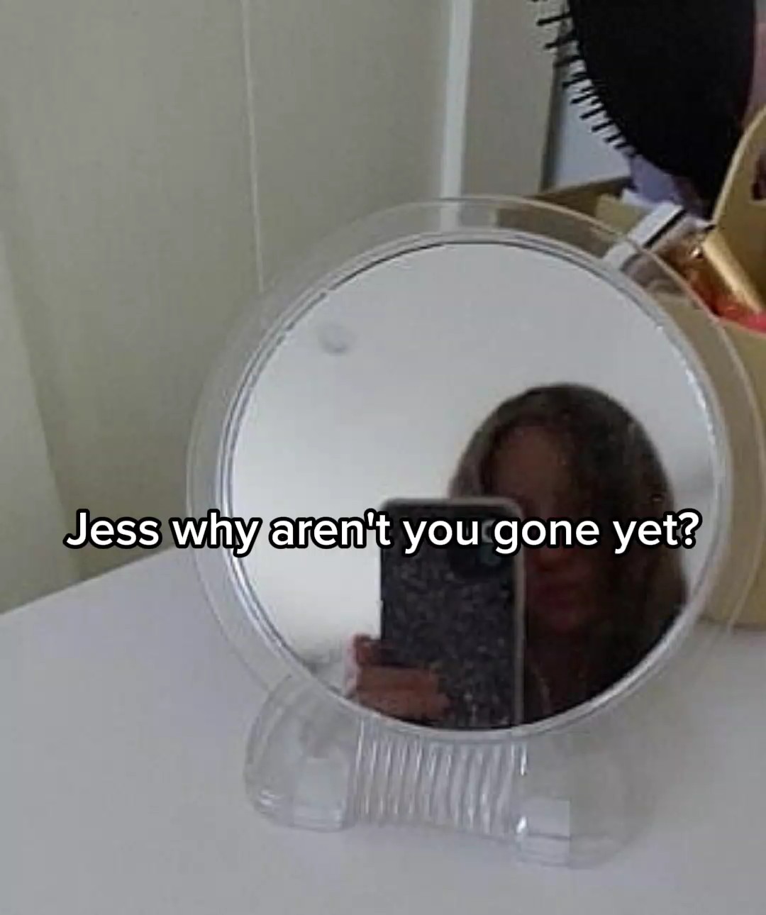 I won't let him