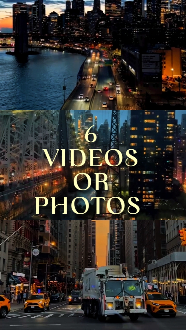 6 VIDEOS OR PHOTOS 