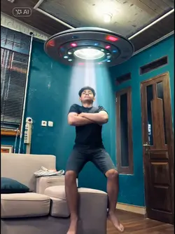 AI naik ufo