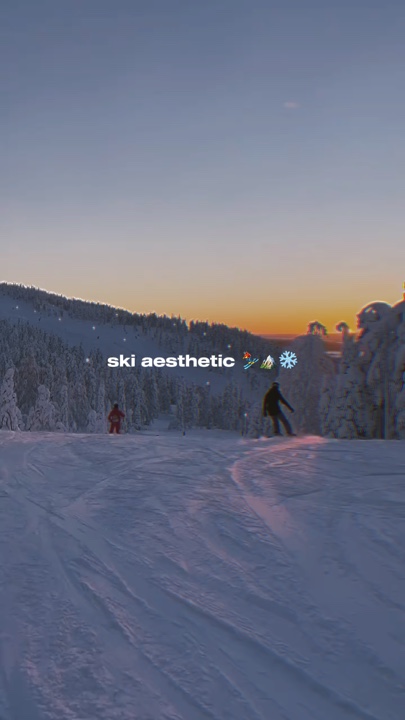 ski aesthetic ⛷️🏔️❄️