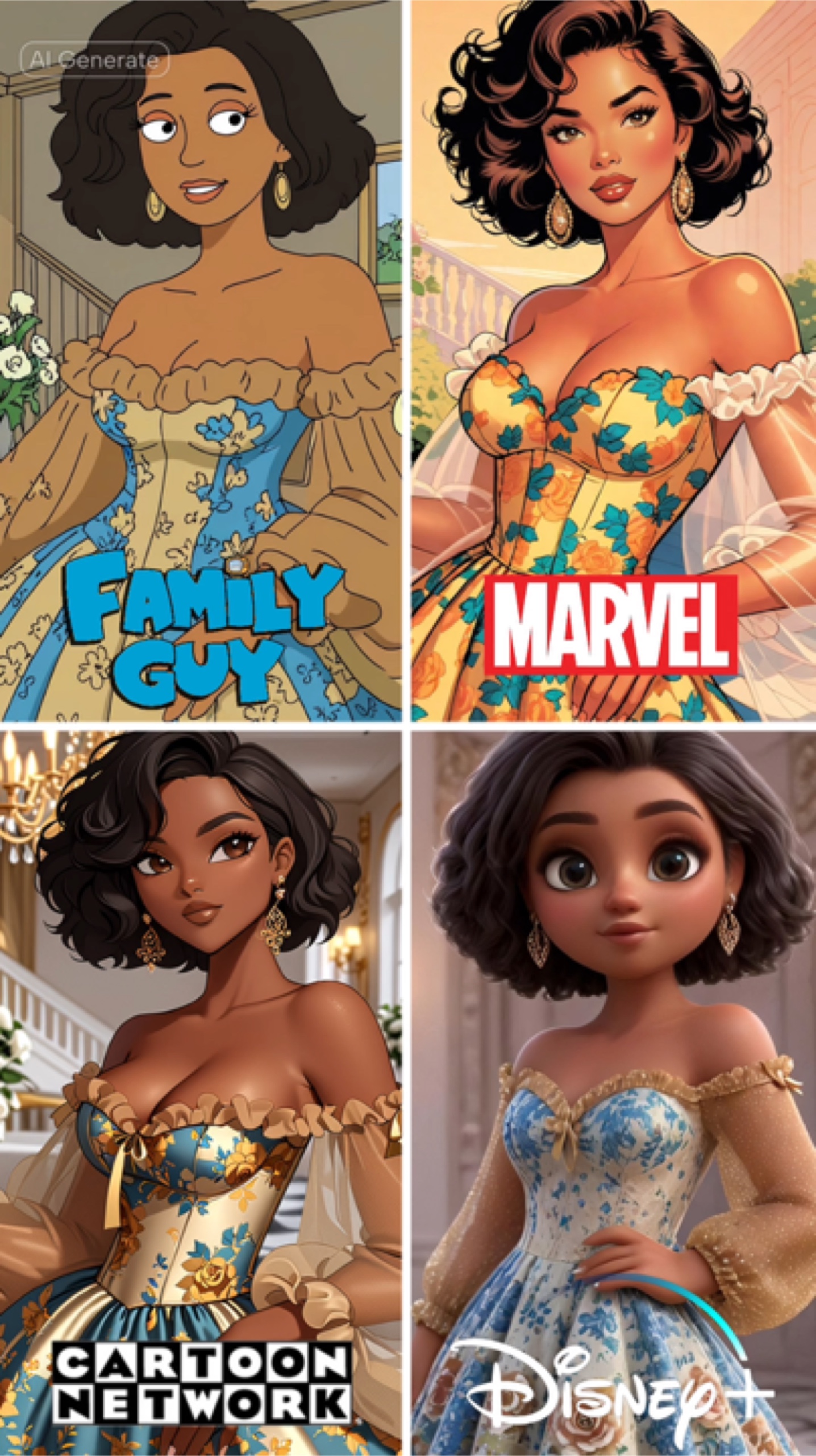 4 Filtro de desenhos animados AI