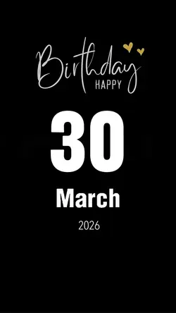 Hbd 30 march 2026