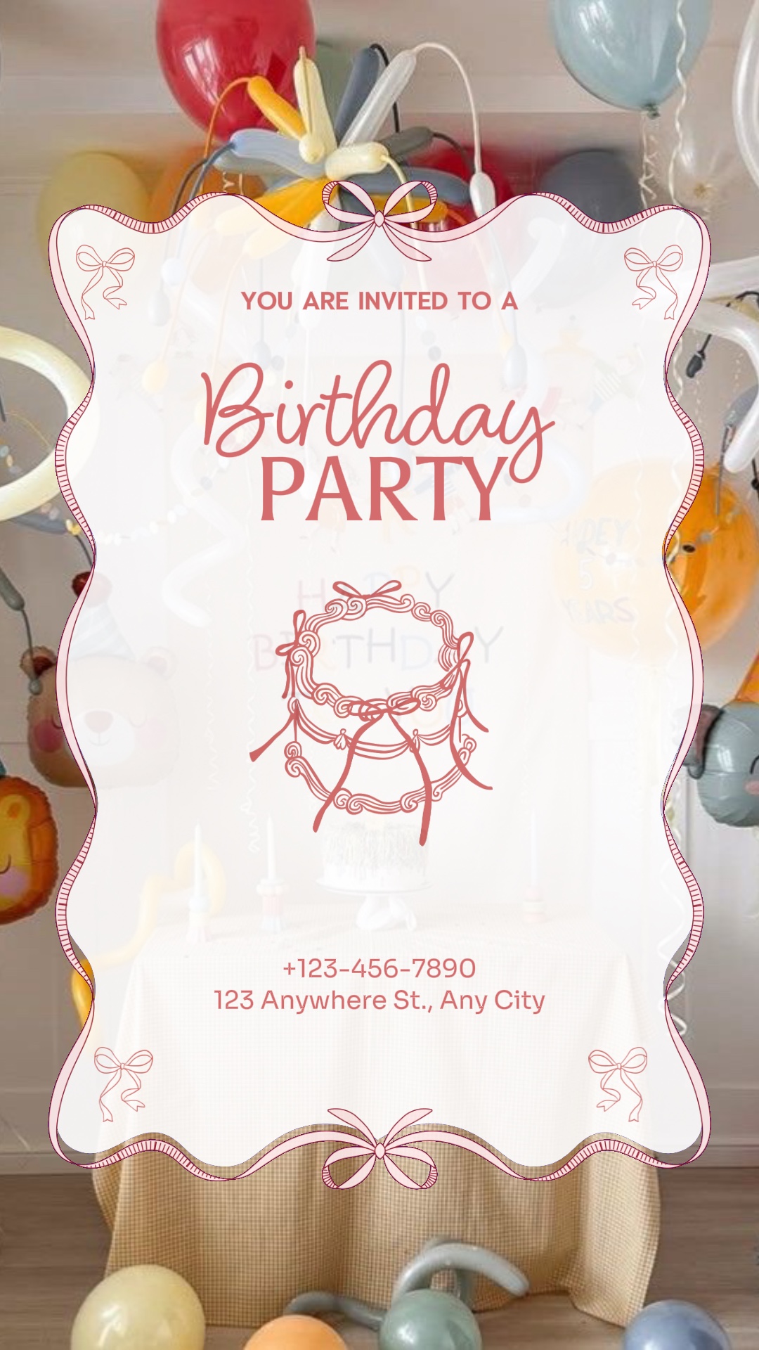 CONVITE DE ANIVERSÁRIO