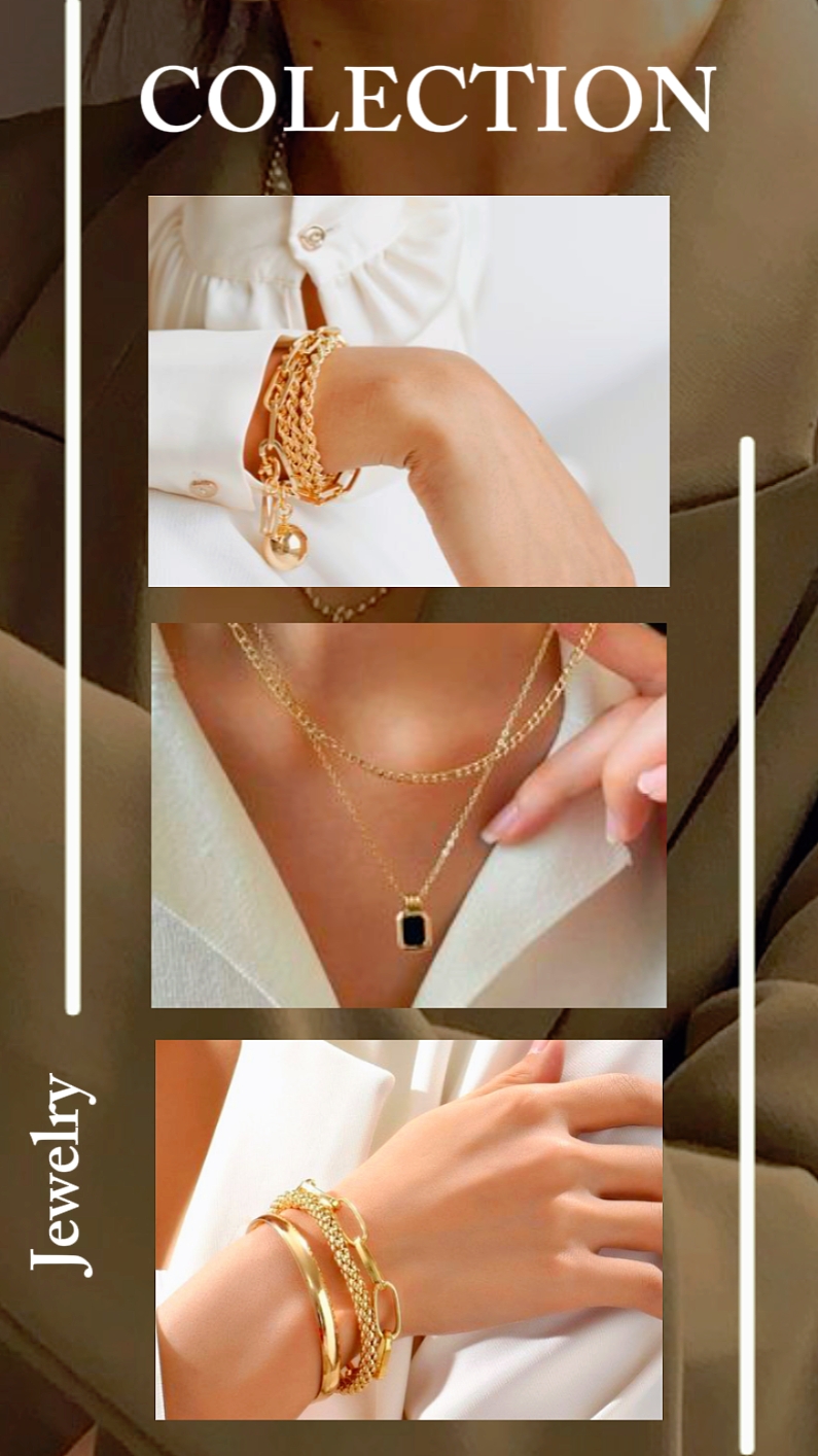 Collection de bijoux 