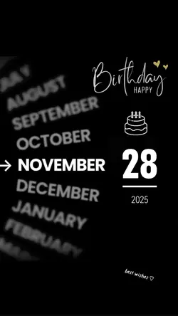 hbd 28 november 2025