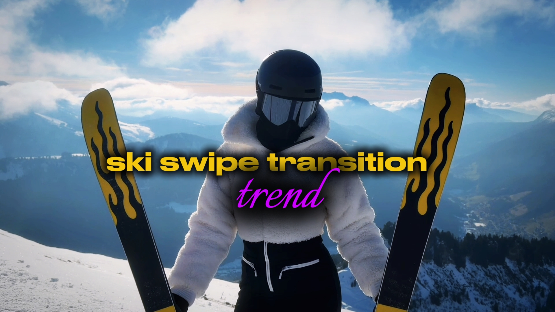 ski swipe transition