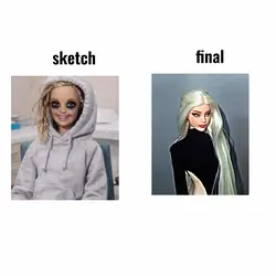 sketch vs final