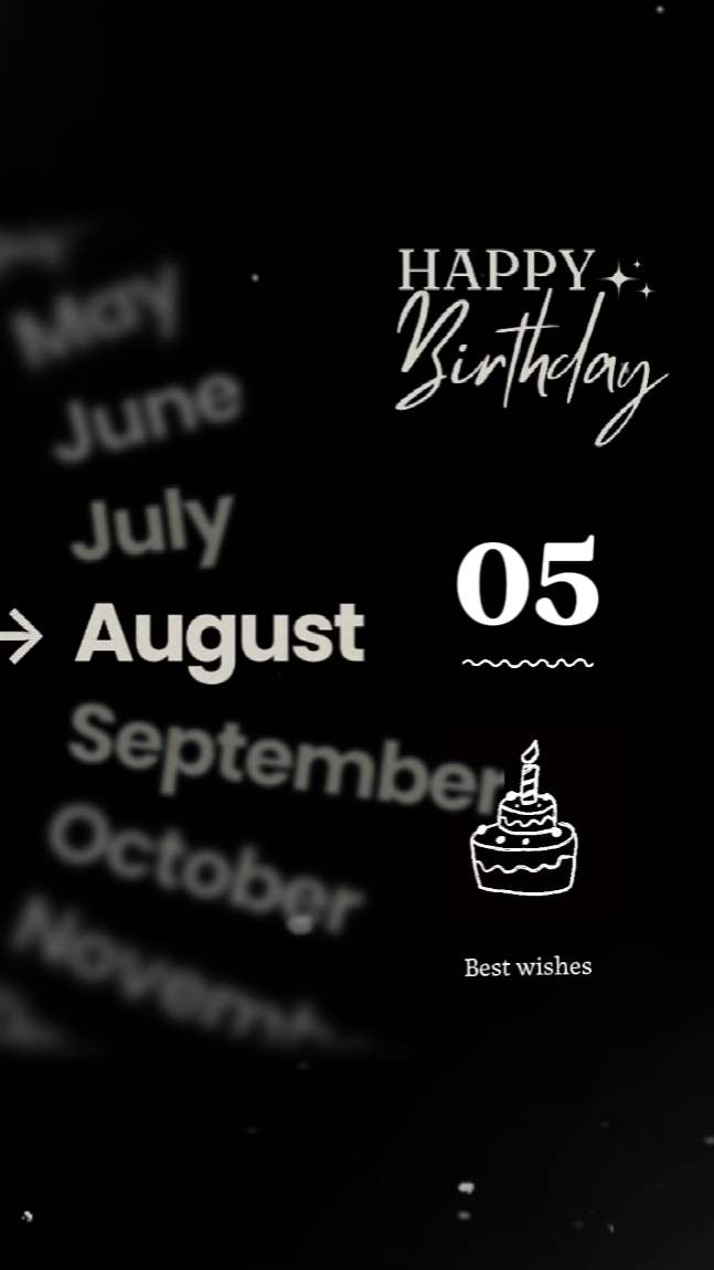 05 DE AGOSTO ANIVERSÁRIO