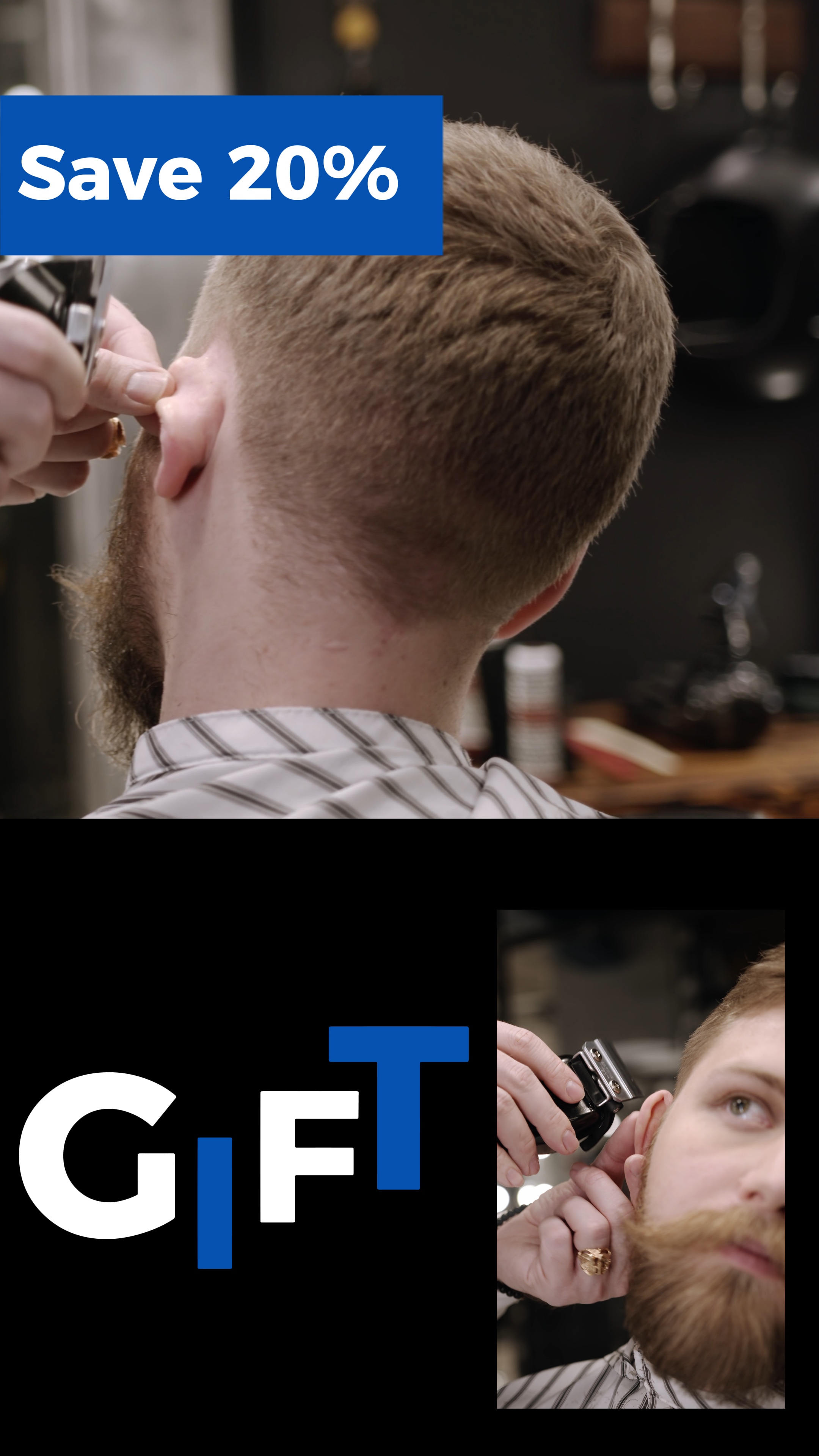 Vatertag Friseursalon Promotion Vorlage
