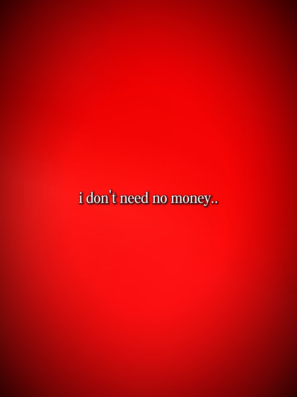 No necesito dinero
