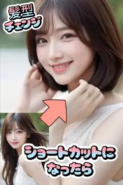 ショートカットになったら