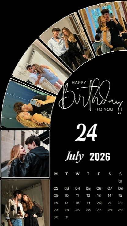 Feliz aniversário julho