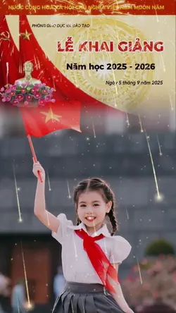 Mẫu khai Giảng 2025