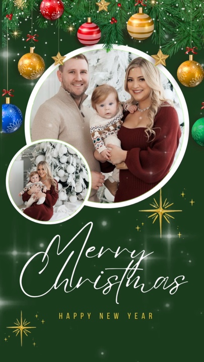 Familia navideña con 🎄