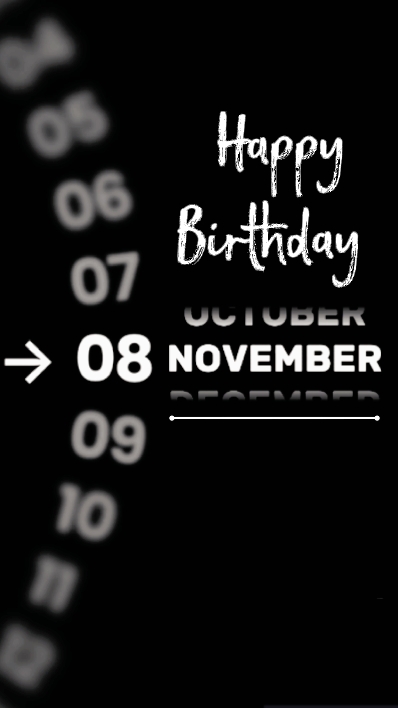 Cumpleaños 8 de noviembre 