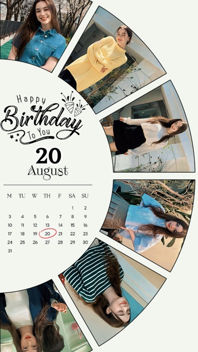 Birthday 20 August