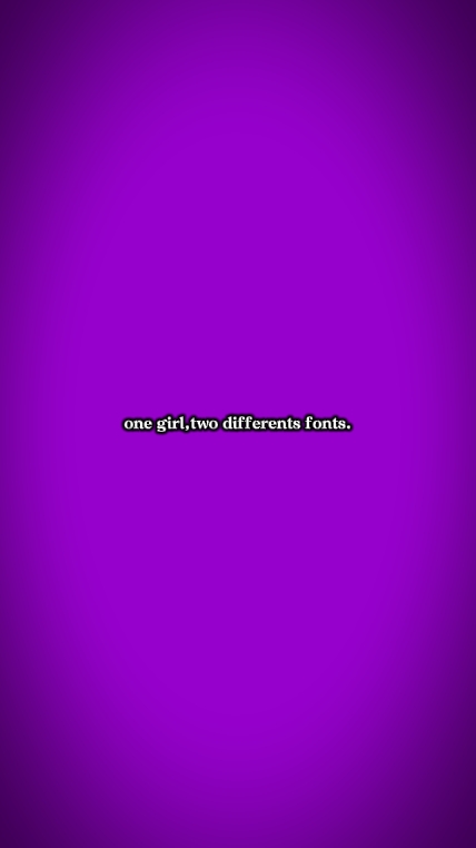 2 different fonts