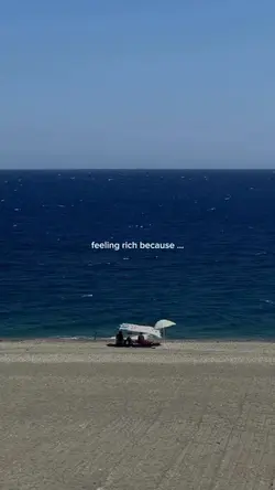 feeling rich because