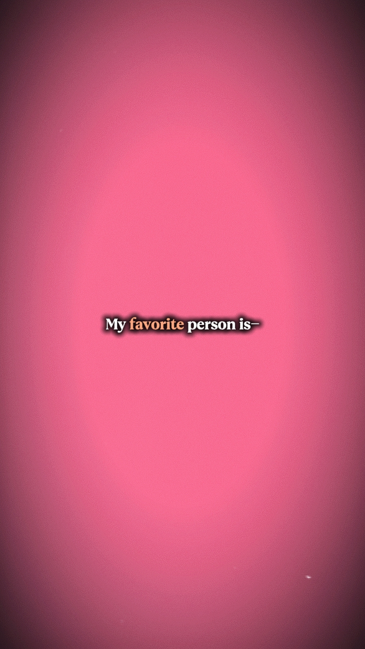 Mi persona favorita