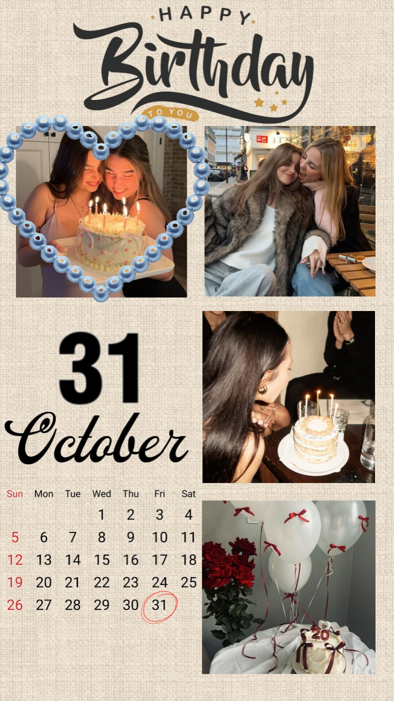 CUMPLEAÑOS 31 DE OCTUBRE
