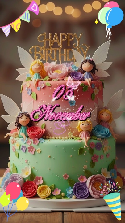 Selamat ulang tahun untuk anak perempuan 🧚🏻‍♀️