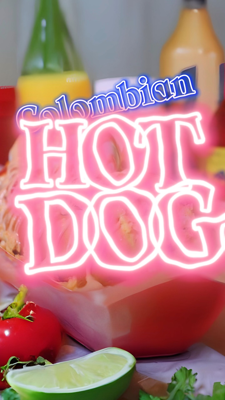 Perrito caliente Colombiano 