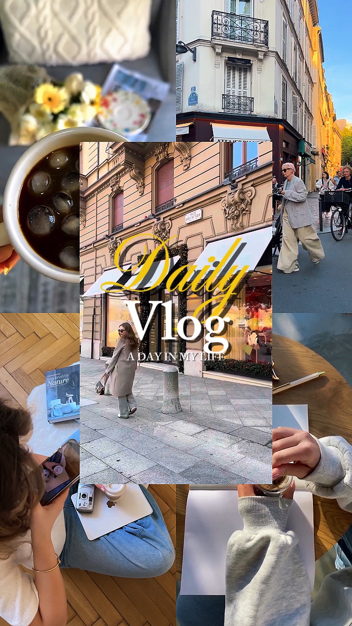 Daily Vlog collage