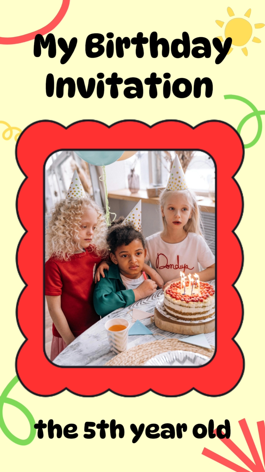 INVITATION ANNIVERSAIRE