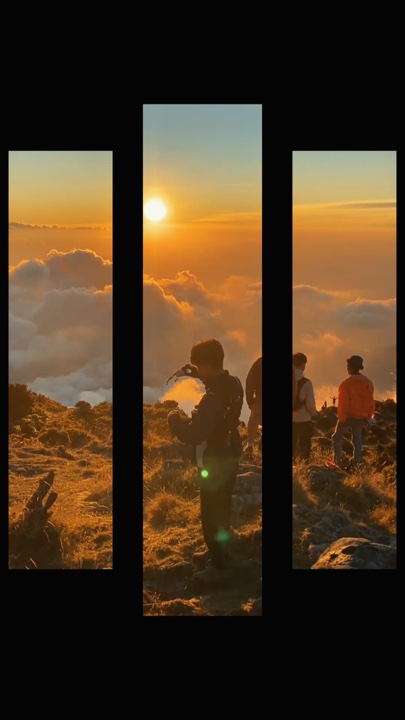 Übergang zum Wandern
