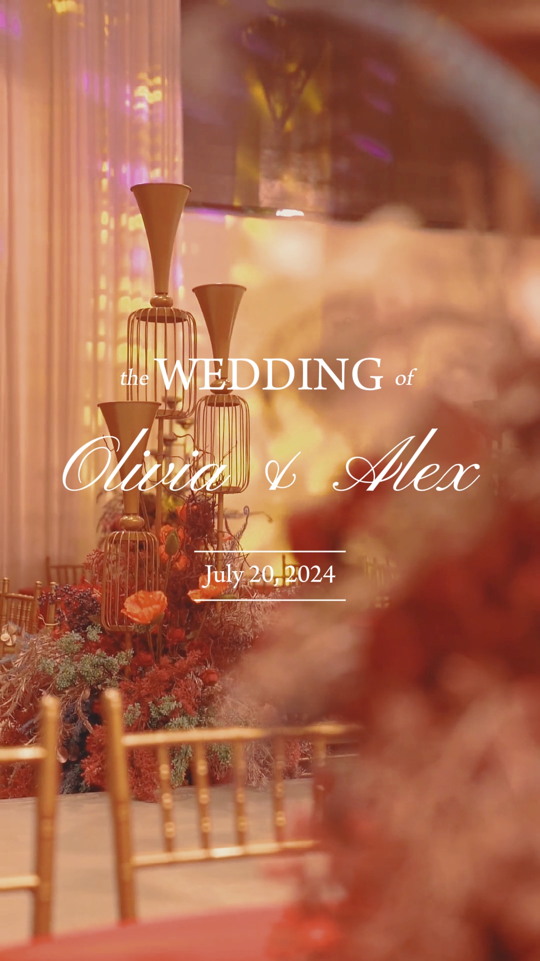Cinématique de mariage