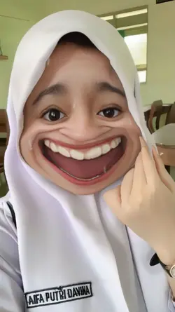 efek wajah lucu 