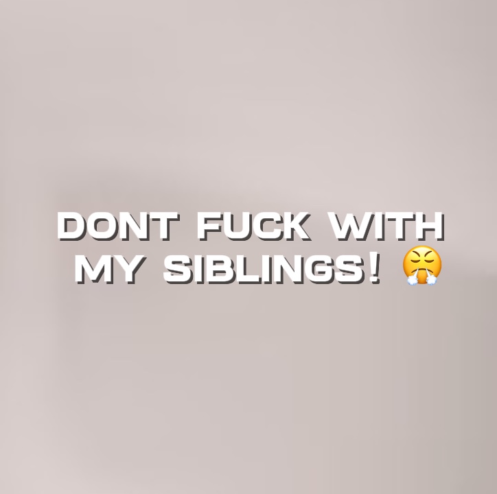 DONT FCK W MY BRO! 