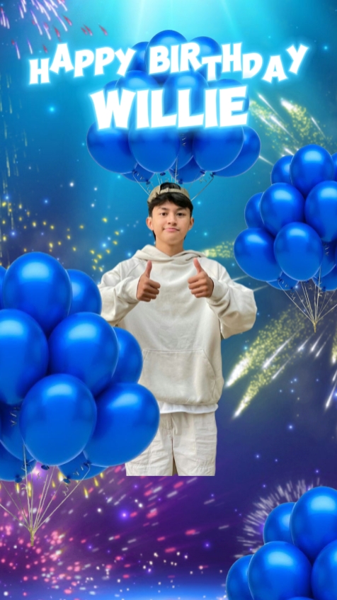 Alles Gute zum Geburtstag Blau