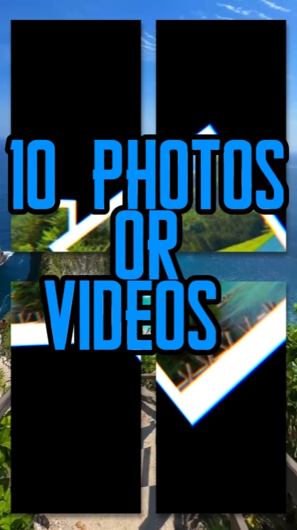 10 larawan o video 