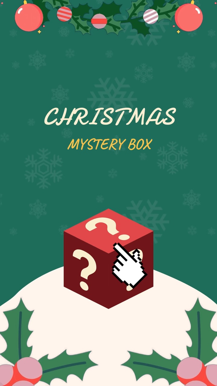 Niedliche Weihnachtsgeschenkbox Openin