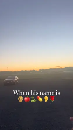 When his name is
