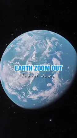 Earth Zoom Travel
