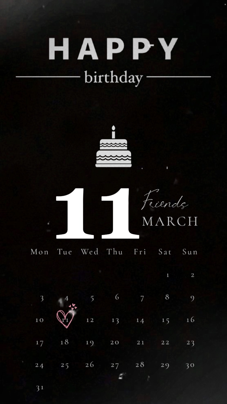 FELIZ AMIGO 11 DE MARZO 