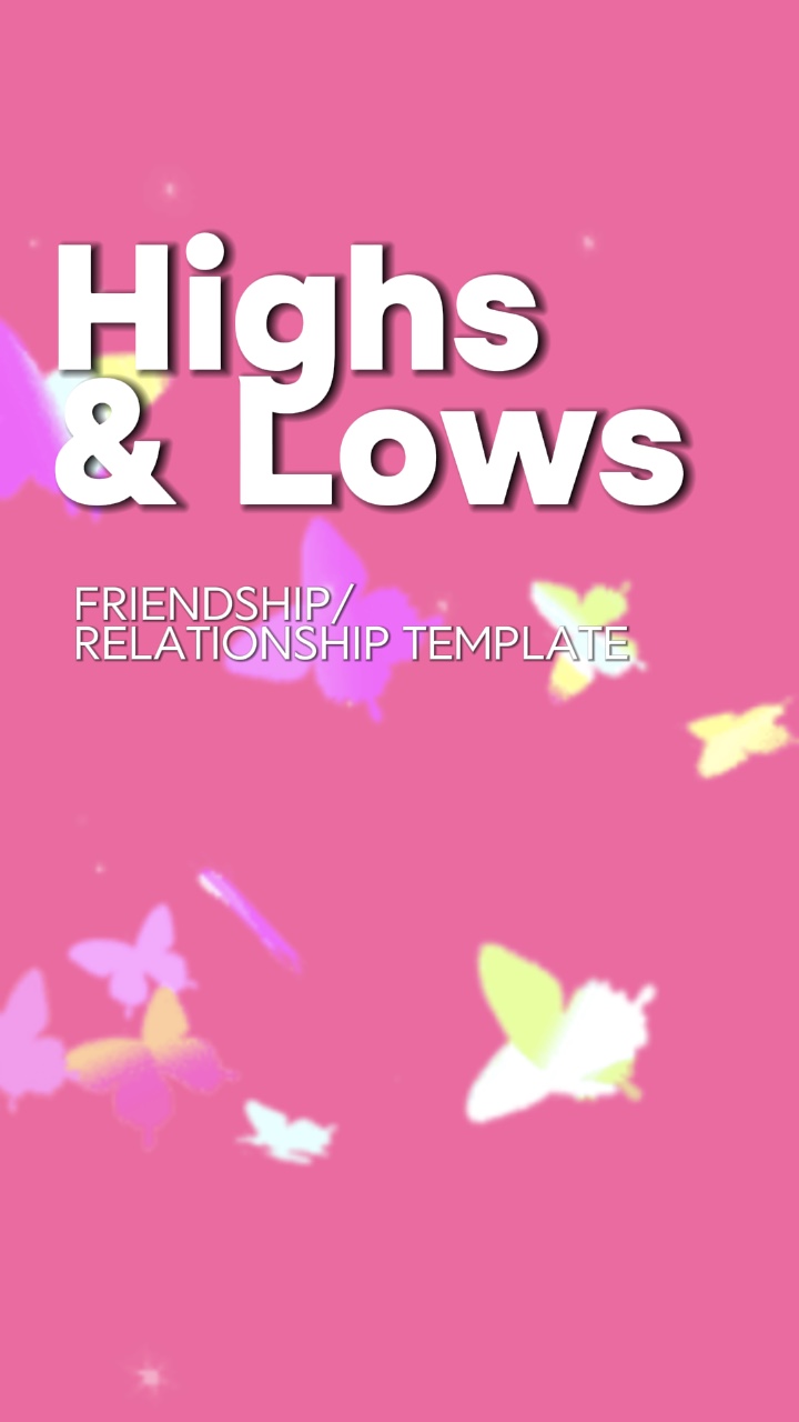 Highs and lows ✨
