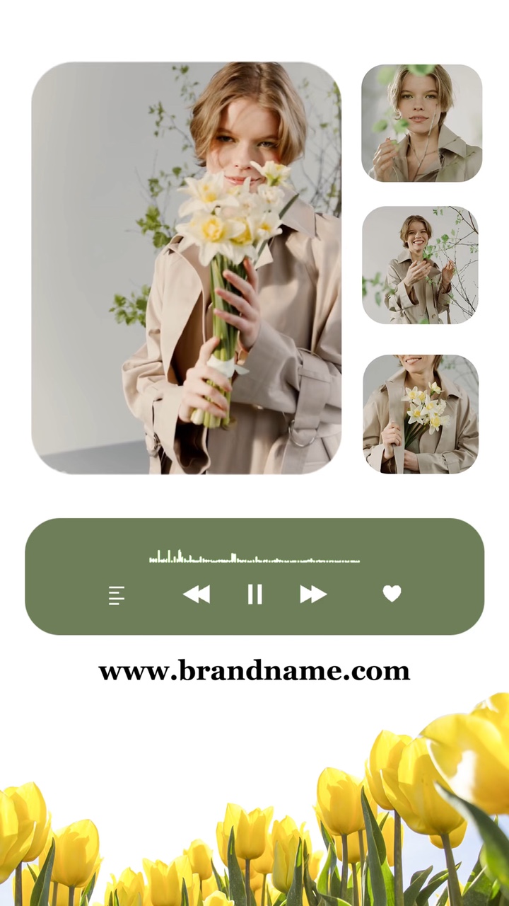 UI 스타일의 여성복 디스플레이