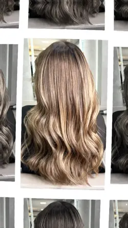 Blond hair salon