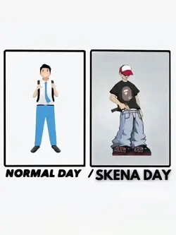 normal day x skena 