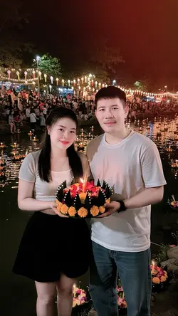 ลอยกระทงกับแฟน 🫶🏻