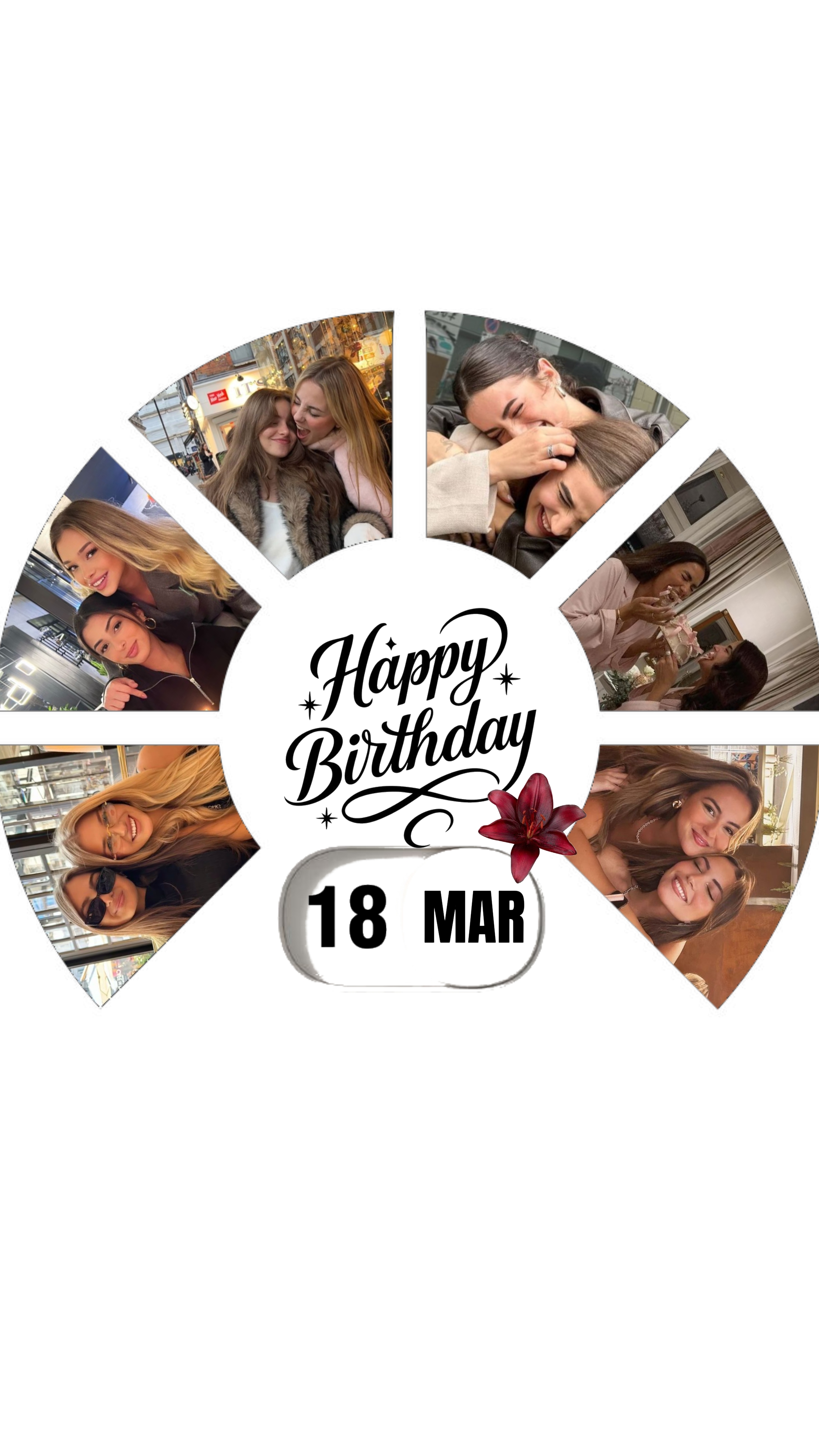 Feliz cumpleaños 18 de marzo de 2026