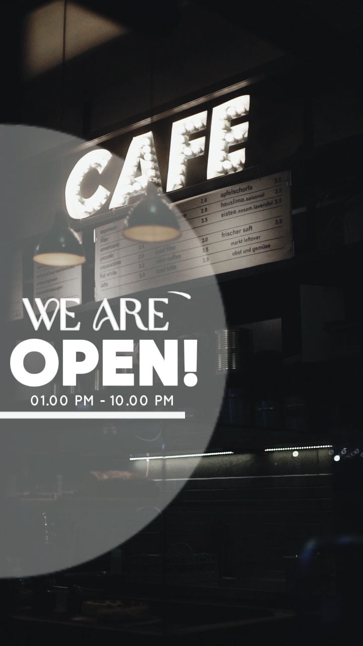 opening cafe
