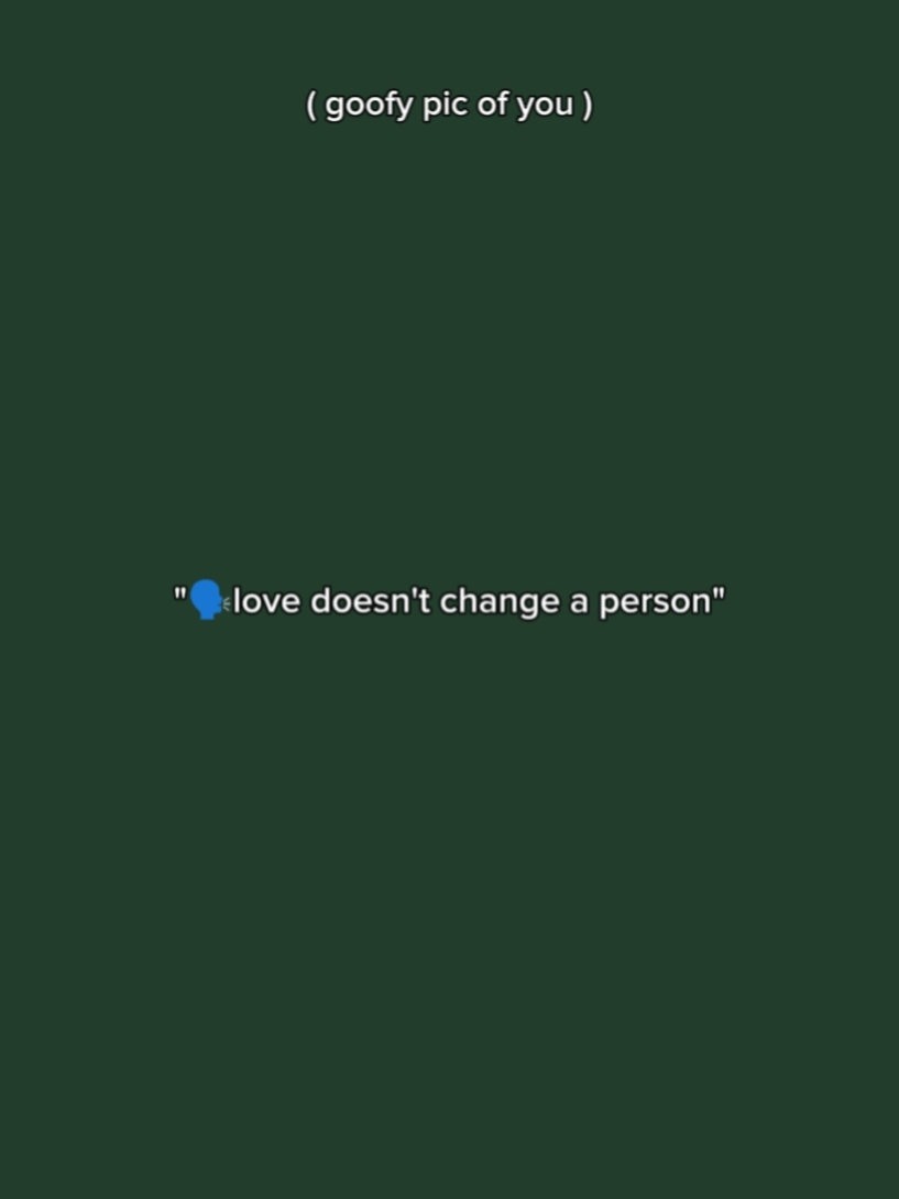 L'amour ne change pas